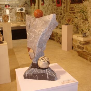 Sculpture intitulée "Boullart" par Gabriel Molet, Œuvre d'art originale, Pierre