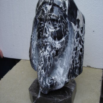 Skulptur mit dem Titel "HIMA-ALAYA" von Gabriel Molet, Original-Kunstwerk, Stein