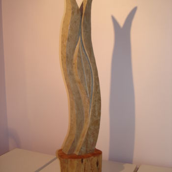 Rzeźba zatytułowany „Flam 1” autorstwa Gabriel Molet, Oryginalna praca, Kamień