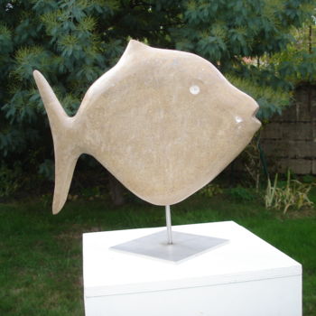 Sculpture intitulée "OCEAN  5" par Gabriel Molet, Œuvre d'art originale, Pierre