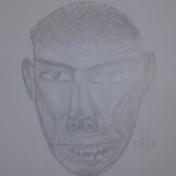 Drawing titled "bad man" by Gabriel Seeraj, Original Artwork