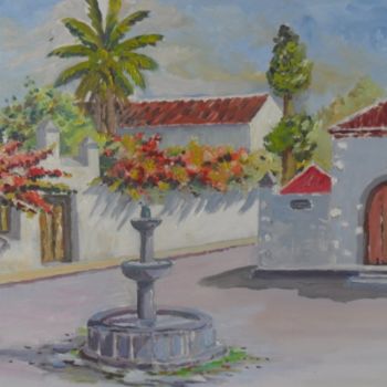 Painting titled "Barrio de San Franc…" by Gabriel Jorge Solé, Original Artwork