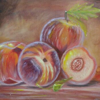 "Peaches" başlıklı Tablo Gabriela Enso tarafından, Orijinal sanat, Petrol