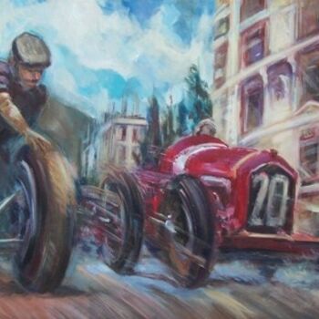 Painting titled "G. P. Monaco" by Gabriela Marini, Original Artwork, Oil