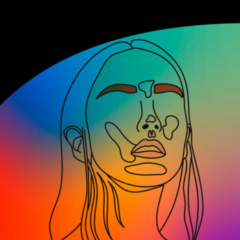 Grafika cyfrowa / sztuka generowana cyfrowo zatytułowany „The Colors - 02” autorstwa Gabriela Radiante, Oryginalna praca, Ma…