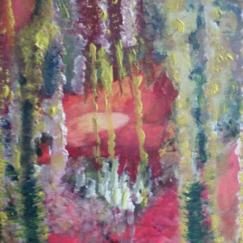 Painting titled "Garden of delights" by G. Orrico, Original Artwork, Acrylic