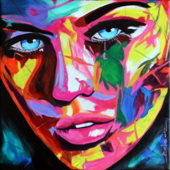 Painting titled "Ewa" by Sagee, Original Artwork, Acrylic