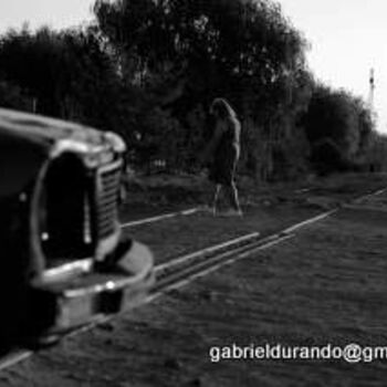 Fotografia intitolato "Cruzando vias del t…" da Gabriel Durando, Opera d'arte originale
