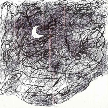 Drawing titled "Nuit 7     Filets d…" by Gabriel Du Rivau, Original Artwork, Other