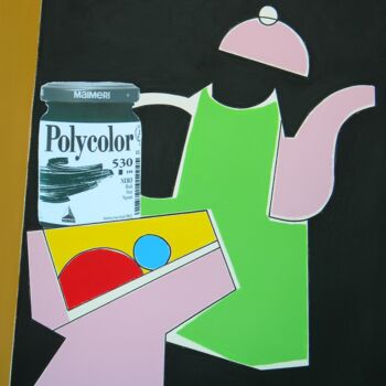 「Pitcher, babhla tor…」というタイトルの絵画 Gabriele Donelliによって, オリジナルのアートワーク, アクリル