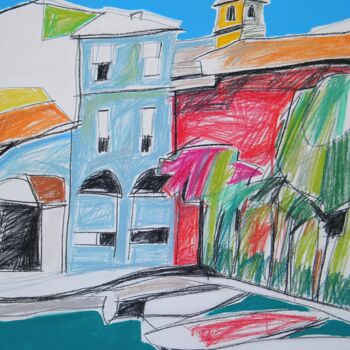 Painting titled "Desenzano" by Gabriele Donelli, Original Artwork, Acrylic