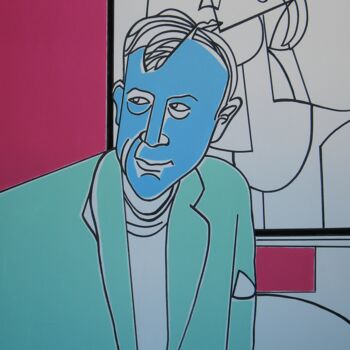 绘画 标题为“Portrait of Georges…” 由Gabriele Donelli, 原创艺术品, 丙烯