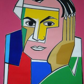 Pintura titulada "Portrait de Pablo P…" por Gabriele Donelli, Obra de arte original, Acrílico