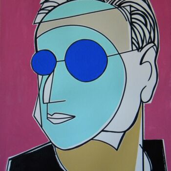 Painting titled "Portrait of Frank O…" by Gabriele Donelli, Original Artwork, Acrylic