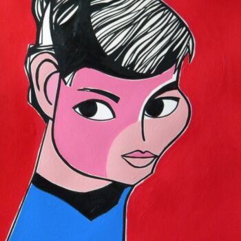 Pintura titulada "Audrey Hepburn" por Gabriele Donelli, Obra de arte original, Acrílico