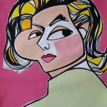 Painting titled "Jeanne" by Gabriele Donelli, Original Artwork, Acrylic