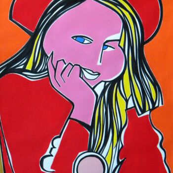 Painting titled "Catherine" by Gabriele Donelli, Original Artwork, Acrylic