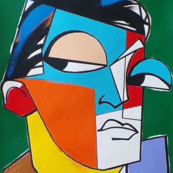 Malarstwo zatytułowany „Egon Schiele” autorstwa Gabriele Donelli, Oryginalna praca, Akryl