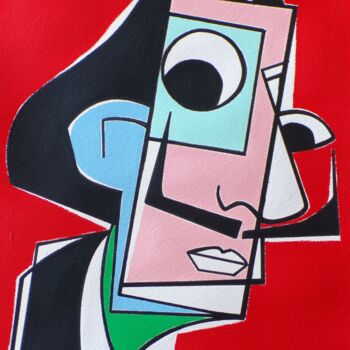 Painting titled "Salvador Dalì" by Gabriele Donelli, Original Artwork, Acrylic