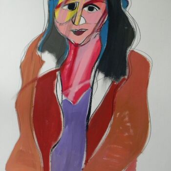 "Portrait de Alina R…" başlıklı Tablo Gabriele Donelli tarafından, Orijinal sanat, Akrilik