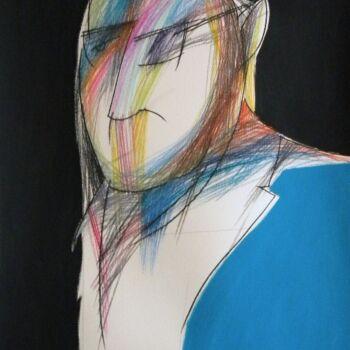 绘画 标题为“Portrait de Jean Pa…” 由Gabriele Donelli, 原创艺术品, 粉彩