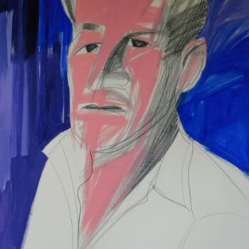 Painting titled "Portrait of Willem…" by Gabriele Donelli, Original Artwork, Acrylic