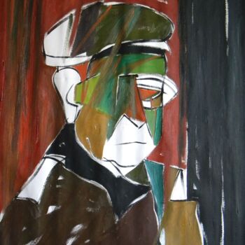 Peinture intitulée "Portrait of Goffred…" par Gabriele Donelli, Œuvre d'art originale, Huile