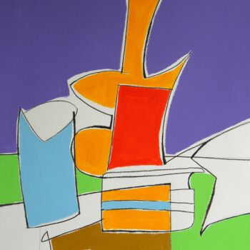Painting titled "Stainless objects o…" by Gabriele Donelli, Original Artwork, Acrylic