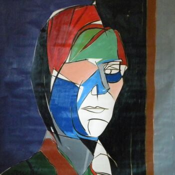 Peinture intitulée "Portrait of Andy Wa…" par Gabriele Donelli, Œuvre d'art originale, Huile