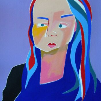 Painting titled "Madame Bovary" by Gabriele Donelli, Original Artwork, Acrylic