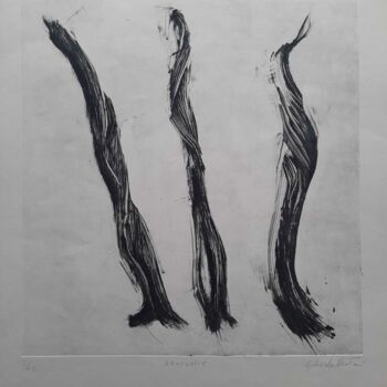 Отпечатки и Гравюры под названием "Anatomie" - Gabriele Montani, Подлинное произведение искусства, Монотип