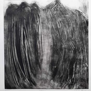 Obrazy i ryciny zatytułowany „Abisso” autorstwa Gabriele Montani, Oryginalna praca, Monotypia