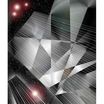 Arte digitale intitolato "Chitarre spaziali /…" da Gabriele Magrì, Opera d'arte originale
