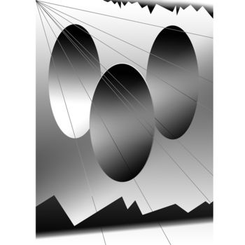 Grafika cyfrowa / sztuka generowana cyfrowo zatytułowany „3  uova con sfondo…” autorstwa Gabriele Magrì, Oryginalna praca, M…
