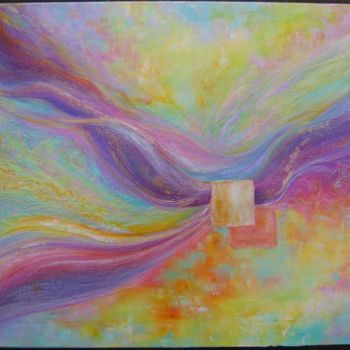 Painting titled "Voiles" by Gabrielle Artjoy, Original Artwork, Oil