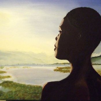 Pintura titulada "Mirando hacia Europa" por Gabriel Mir, Obra de arte original, Oleo