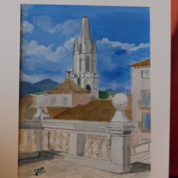 Ζωγραφική με τίτλο "Sant Felix (Girona)" από Gabriel Mir, Αυθεντικά έργα τέχνης