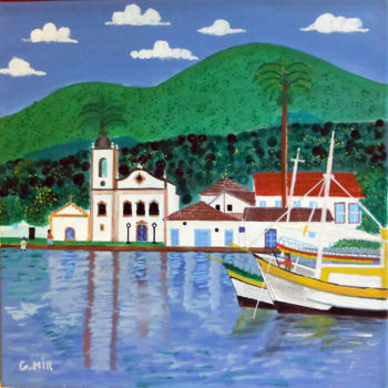 Painting titled "paraty.jpg" by Gabriel Mir, Original Artwork, Acrylic