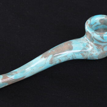 设计 标题为“Pipe bleu marbrée e…” 由Gabriel Tremblay, 原创艺术品, 陶瓷