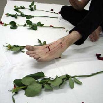 安装 标题为“Consumed By The Rose” 由Gabrijel Savic Ra, 原创艺术品