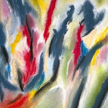 Рисунок под названием "Pastel" - Zein, Подлинное произведение искусства, Пастель