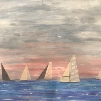 Painting titled "Star Sidney Hobart…" by Guillermo Altadill, Original Artwork, Acrylic