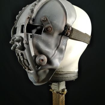 「Killer Mask」というタイトルの彫刻 Igor Gadreaud (Gad the Brand)によって, オリジナルのアートワーク, プラスチック