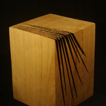 Sculpture titled ""La griffe"" by Gaël Maryn, Original Artwork, Wood