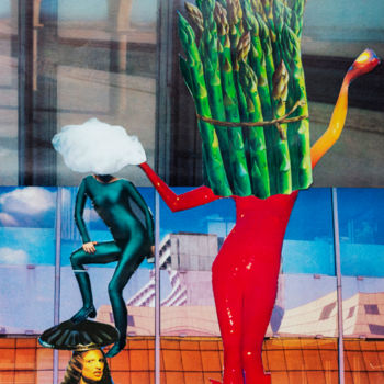 Collages getiteld "La Jalousie" door Gaelle Dechery, Origineel Kunstwerk, Foto Montage