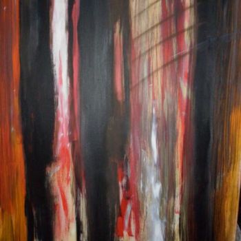 Painting titled "Incendiaire" by Gaëtan Biard, Original Artwork