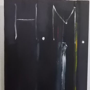 Peinture intitulée "Hommage à H. M. (He…" par Gaëtan Biard, Œuvre d'art originale, Huile