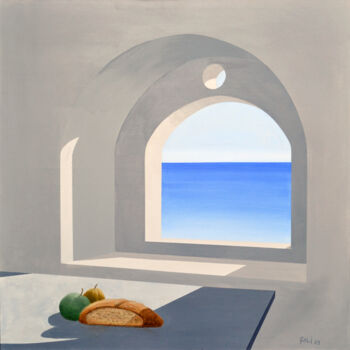 Painting titled "Pane nostrum" by Gaetano Ligrani (Gali), Original Artwork, Acrylic