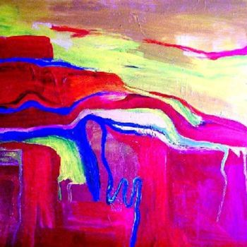 Pittura intitolato "sedimentos" da Oscar Gagliano, Opera d'arte originale, Acrilico