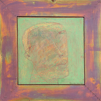 Картина под названием "Thoughts" - Gago Chtchyan, Подлинное произведение искусства, Акрил Установлен на Деревянная рама для…